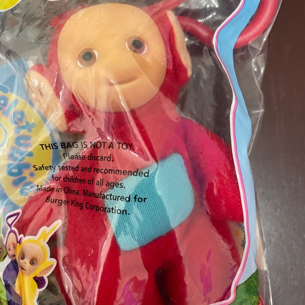 Teletubbies Red Plush Keychain Toy * Vintage 1999 - Picture 2 of 5